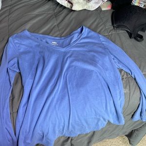 Blue thin long sleeve